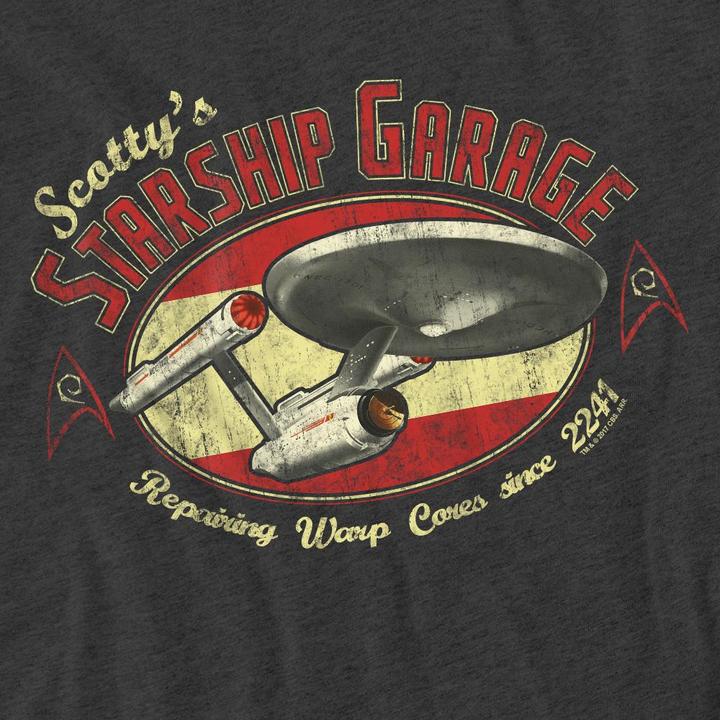 Actual product image Unisex Adult Scotty's Garage T-Shirt (XXL)