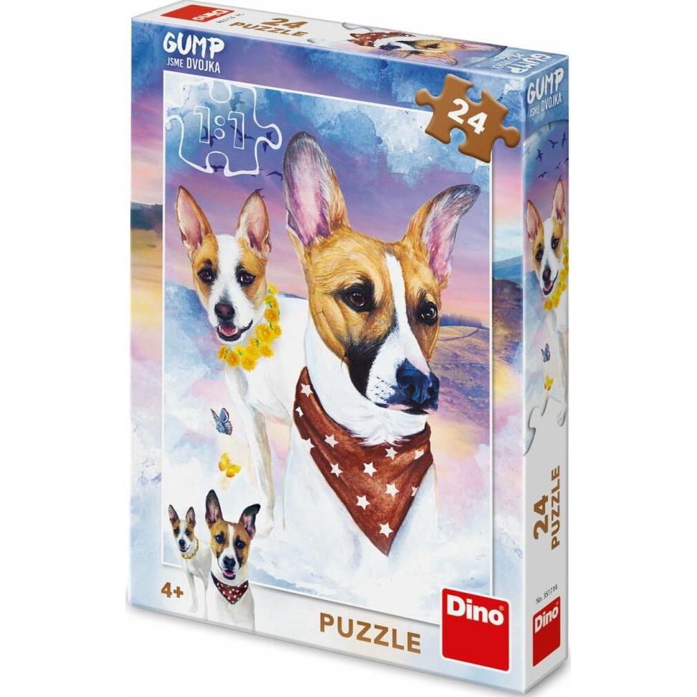 Dino Puzzle Gump Wir sind ein Paar 24 Teile