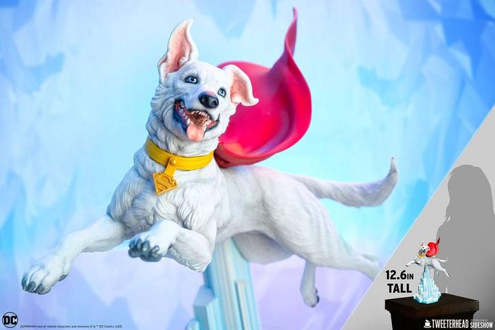 Actual product image Tweeterhead DC Comics statuette Krypto 32 cm