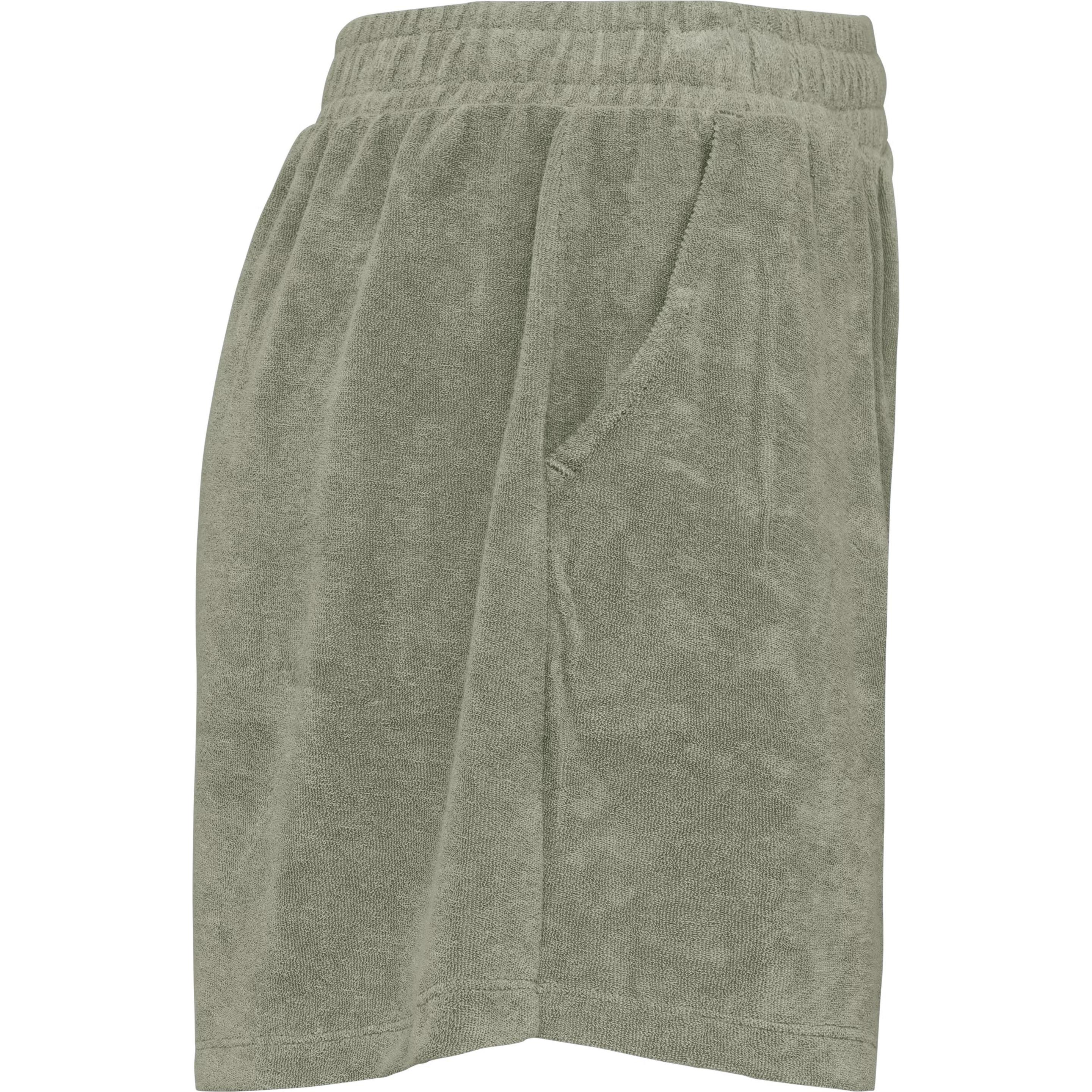 Native Spirit, Damen, Shorts, Umweltfreundliche Frottee-Shorts für Frauen, Grün, (XS)