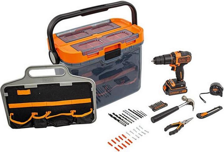 Produktbild Black & Decker Black+Decker Blac Akku-Schrauber BCKSB05-QW orange/schwarz (Akkubetrieb)