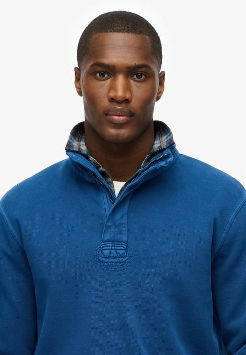 Image du produit Superdry Sweatshirt Demi-Zip Piqué Classique en Coton (L)