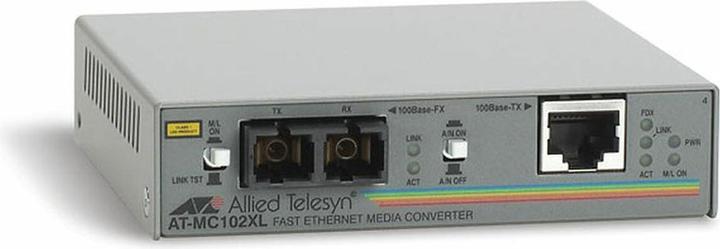 Immagine prodotto Allied Telesis Allied Telesyn AT-MC102XL, da 100TX a 100FX (SC) (Media converter)