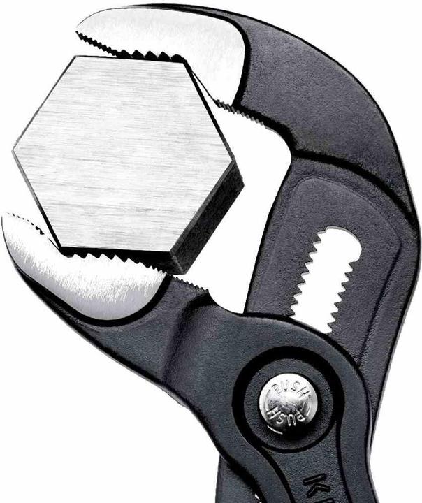 Immagine prodotto Knipex Cobra Pinza regolabile di nuova generazione per tubi e dadi 87 01 125 (125 mm)
