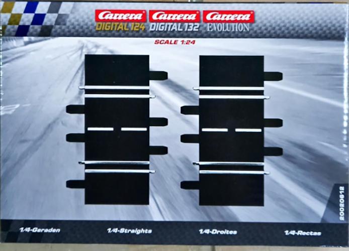 Immagine prodotto Carrera Standard diritto 1/4, 2 pezzi