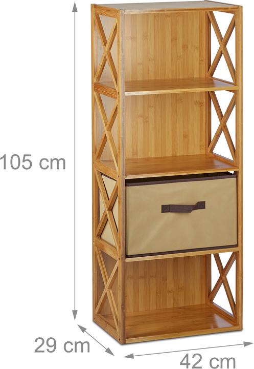 Immagine prodotto Relaxdays Scaffale con cestino