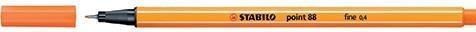 Image du produit STABILO Fineliner - point 88 - Pack de 10 - jaune rouge (Vermillon pâle, 10 x)