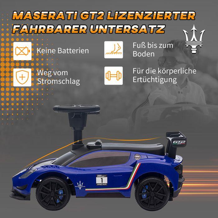 Actual product image Swisshandel24 Rutschauto, Bobby Car mit Stauraum, Hupe und Musik Blau 65 x 29 x 37 cm, blau