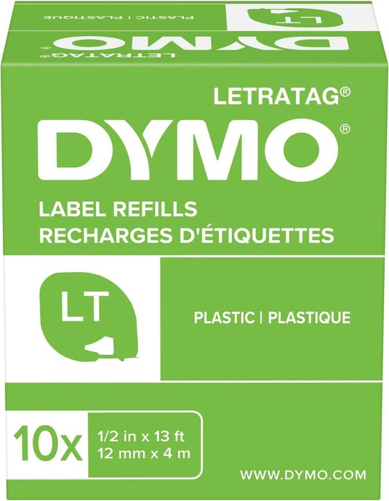 Produktbild Dymo S0721660 Kunststoffband (1.20 cm, Weiss)