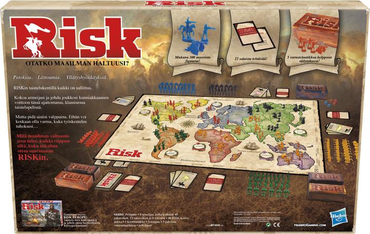 Actual product image Hasbro Gaming Risk Board game War (Finnish)