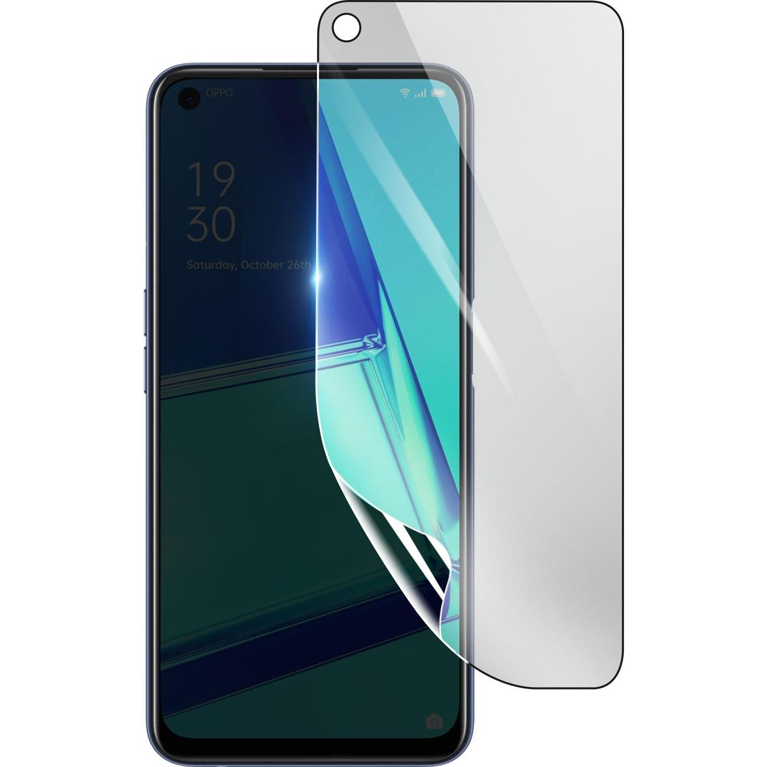 3MK Hydrogel Bildschirmfolie für Oppo A52 (1 Stück, Oppo A52), Smartphone Schutzfolie, Transparent