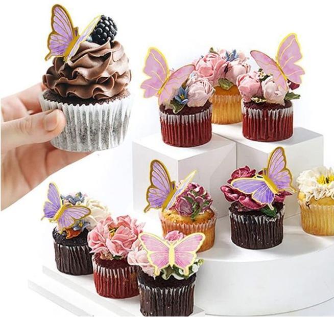 Produktbild MU Style Alia Series Kuchen Topper Schmetterling (10-tlg. Set)