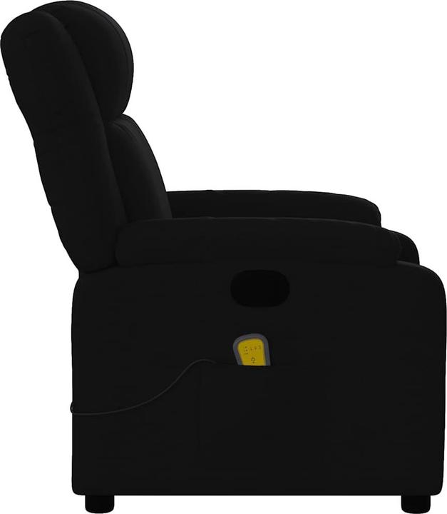 Immagine prodotto VidaXL Sedia da massaggio in tessuto nero,Colore: Nero,Materiale: Tessuto