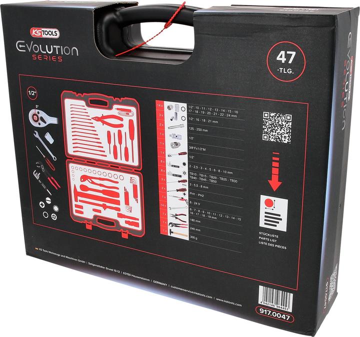 Actual product image KS Tools 1/2" universal tool set 917.0047 Tool set