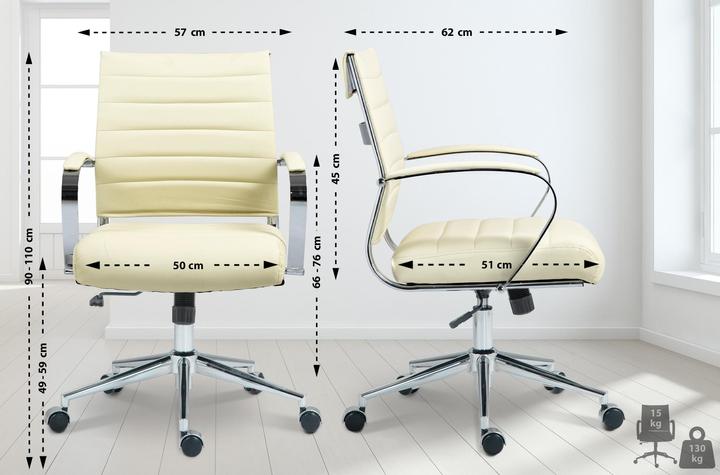 Actual product image CLP Oakland office chair, height-adjustable and swivelling