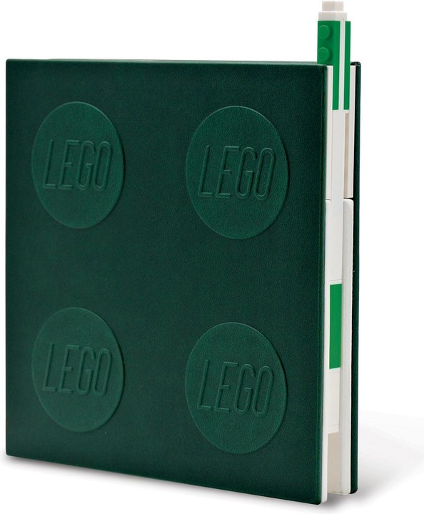 Immagine prodotto LEGO Taccuino verde fisso con penna gel
