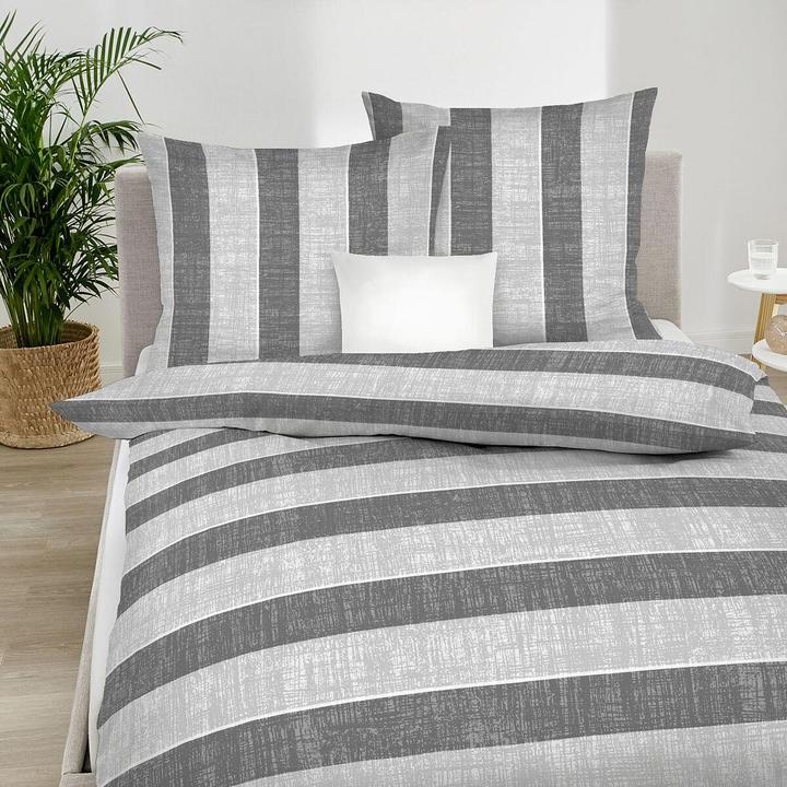 Actual product image Kaeppel Mako-Satin Bettwäsche College (Bedding set, 155x220 cm + 80x80 cm)