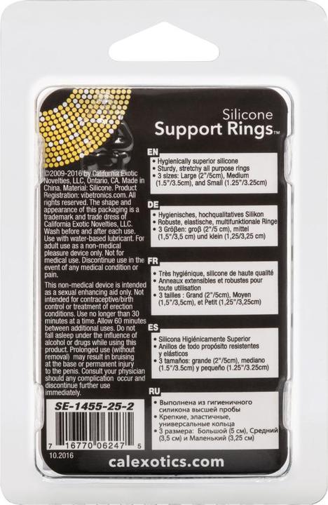 Actual product image CalExotics Silicone Support Rings (5 cm)