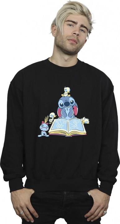 Produktbild Disney Lilo & Stitch Reading A Book Sweatshirt (XXL)