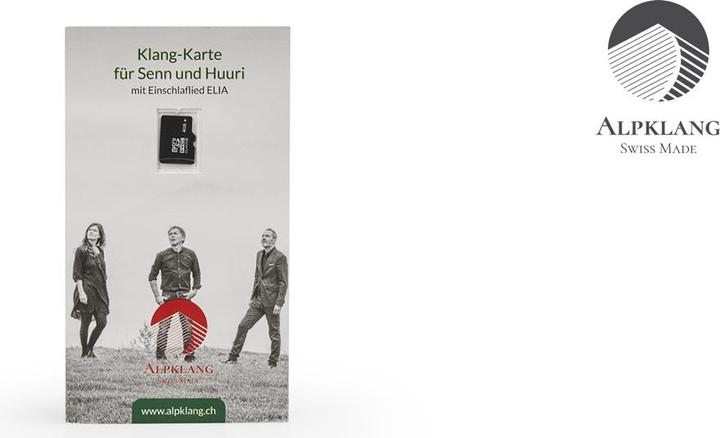 Image du produit Alpklang Carte sonore avec la chanson pour s'endormir ELIA