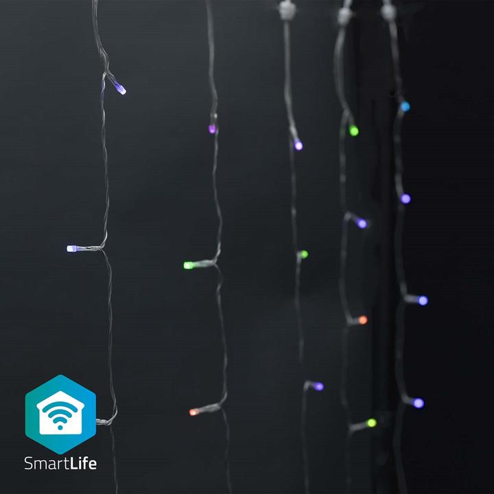 Image du produit Nedis LED décoratives SmartLife | Wi-Fi | RGB | 180 LED | 3 m | Android™ / IOS (0.20 m)