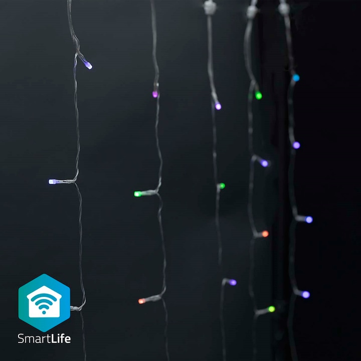 Image du produit Nedis LED décoratives SmartLife | Wi-Fi | RGB | 180 LED | 3 m | Android™ / IOS (0.20 m)