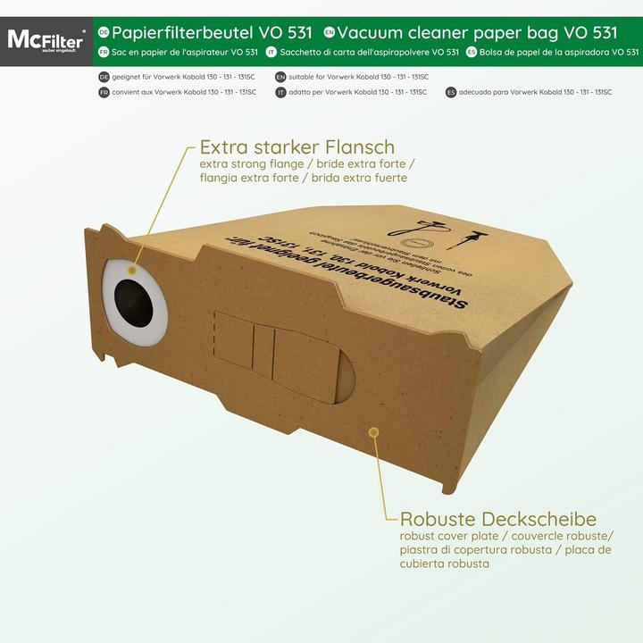 Produktbild Mc Filter Staubbeutel (20x)