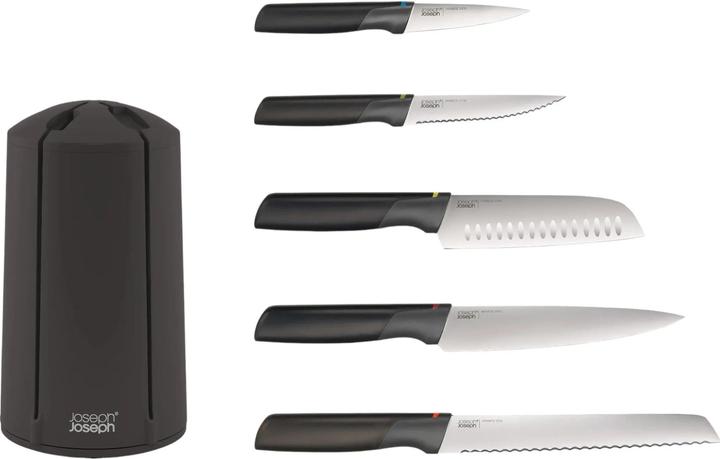 Actual product image Joseph Joseph Knife block 5-pcs. ELEVATE KARUSSELL Black