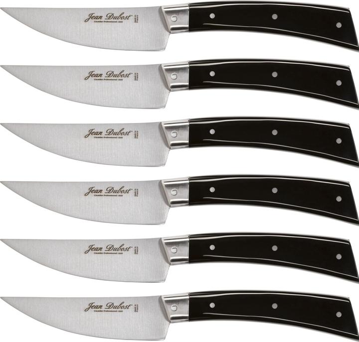 Actual product image Laguiole Jean Dubost Steak knife set 6 pcs BISTRONOMY (6 Piece, Cutlery set)