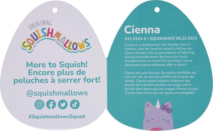 Actual product image Squishmallows Cienna (30 cm)