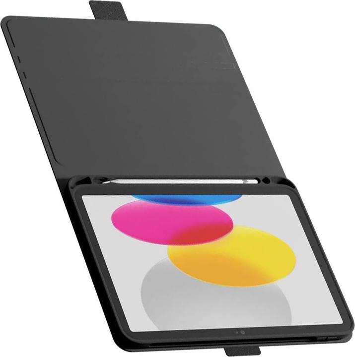 Image du produit Cygnett Étui fin TekView pour iPad 10.9" (2022) 10e génération avec support pour crayon Apple - Noir (Apple iPad 2022 (10e génération))