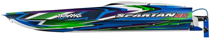 Image du produit Traxxas BOAT SPARTAN SR 1037mm 1:10 EP RTR GREEN TQi 2.4GHz SANS chargeur et SANS accu