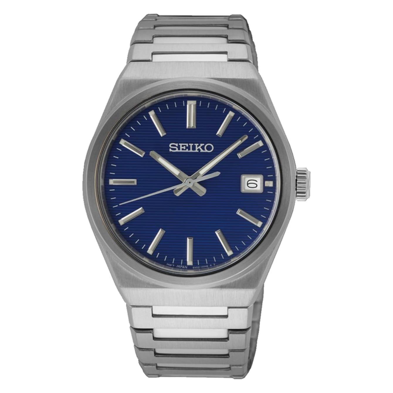 Seiko, Horloge, Kwarts SUR555P1, Zilver