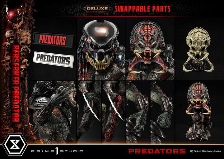 Actual product image Prime 1 Studio Predators statuette Berserker Predator Deluxe Version 100 cm