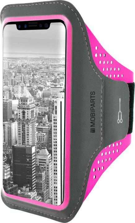 Produktbild Mobiparts Comfort Fit Sport Armband Apple iPhone X/XS Neon Pink