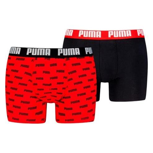 Puma, Herren, Unterhosen, Herren-Boxershorts Im 2er-Pack Mit Everyday-Aop-Print, (L, 2er Pack)