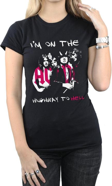 Image du produit AC/DC T-shirt en coton Femme/Ladies I'm On The Highway To Hell (XXL)