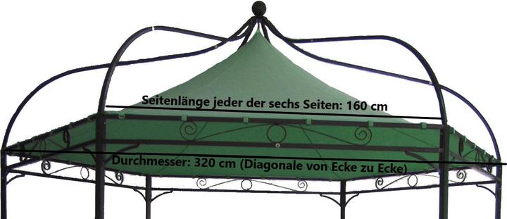 Degamo Toit de rechange pour pavillon MODENA (320 cm, 320 cm)