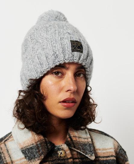 Actual product image Superdry Tweed Cable Beanie