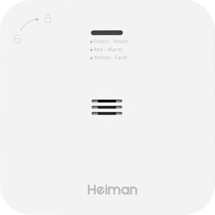 Actual product image Heiman WiFi-Kohlenmonoxidsensor