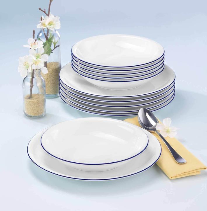 Produktbild Seltmann Compact Blaurand Teller-Set (18 Stk.)