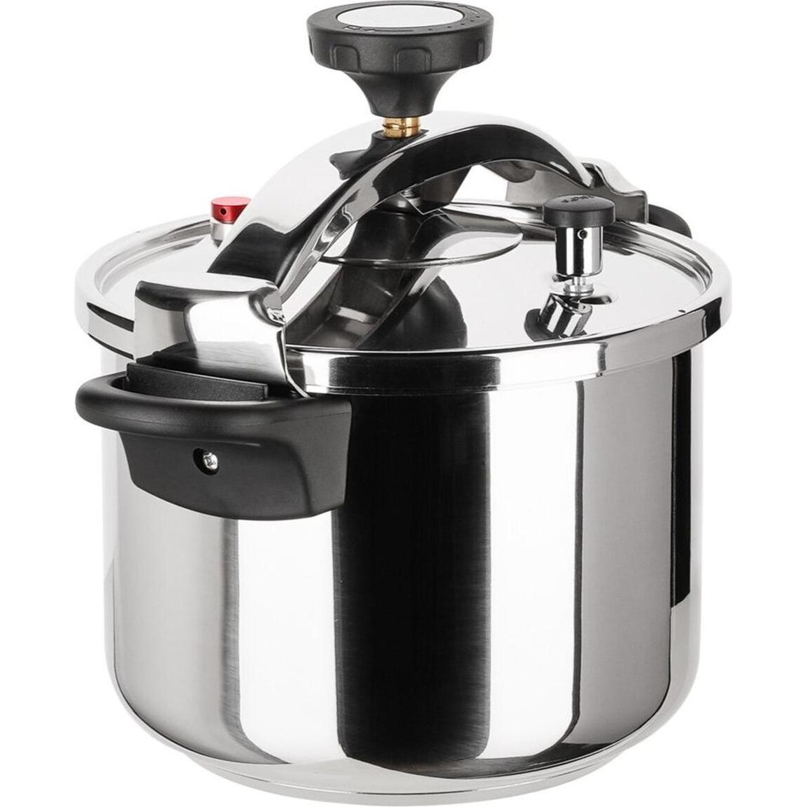 Inoxibar Express-Töpfe 50290 Edelstahl 4 L, Padella + Pentola, Grigio