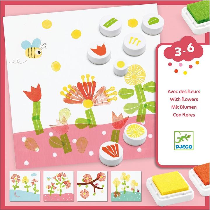 Immagine prodotto Djeco Stempelset Blumen