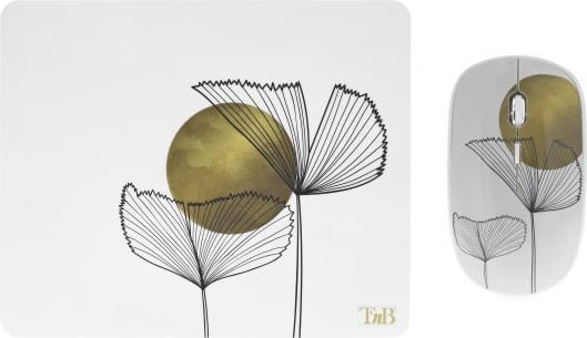 Image du produit T'nB Ensemble Tapis - Souris sans fil Exclusiv' Full Moon (Blanc) (Sans fil)