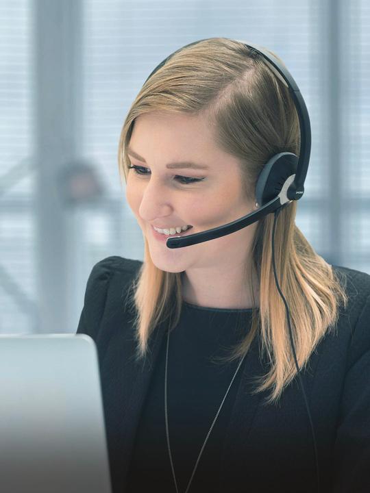 Image du produit Koss CS300 Casques de communication USB, supra-auriculaires, filaires, microphone, noir (Filaire, USB-A)