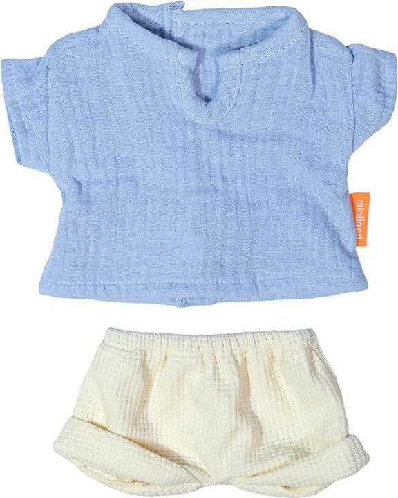 Heless Bambola Bambina In Vinile Con Corpo In Mussola Di Cotone Biologico – Abito Menta, 34 Cm – Compagna Di Giochi Morbida E Sicura