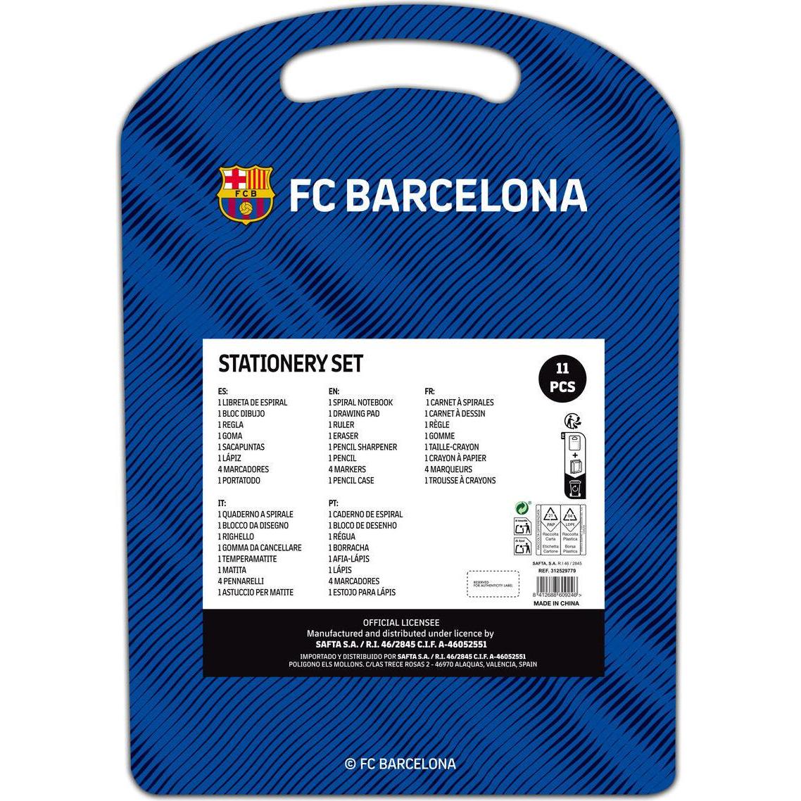 FC Barcelona, Matite, Druckbleistift F.C. Barcelona Blau Granatrot