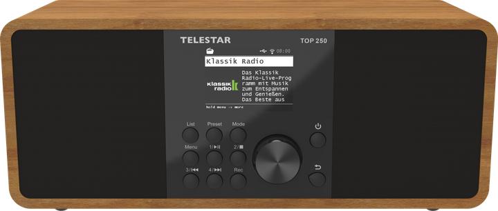 Telestar Top 250 (Internet radio, DAB+, FM, Bluetooth, WiFi)