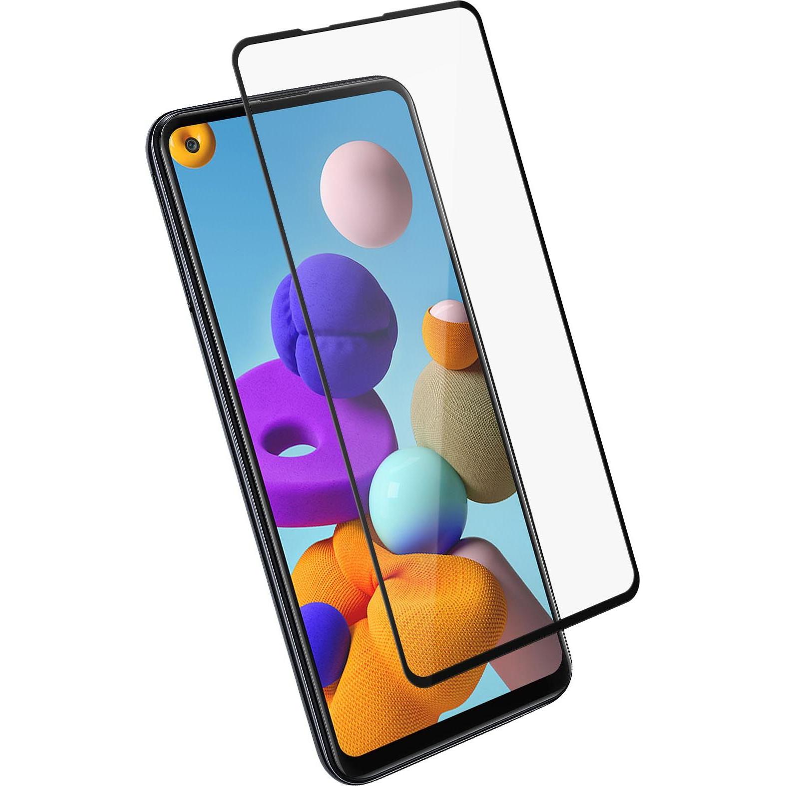 Avizar Panzerglas, Glas Schutzfolie, Schutzglas (1 Stück, Samsung Galaxy A21s), Smartphone Schutzfolie, Schwarz