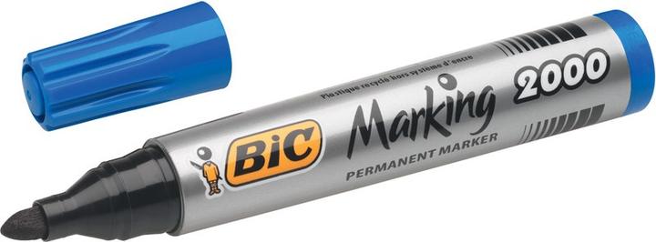 Productafbeelding Bic Markering 2000 Ecolutions permanente marker, blauw (Blauw, 1.70 mm, 1 x)